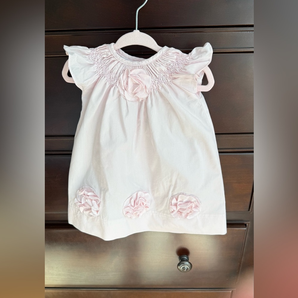 Carriage Boutique Pink Smocked Dress